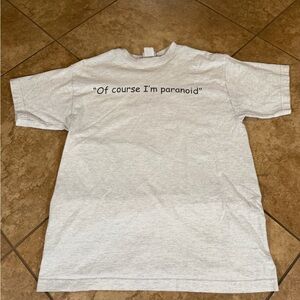 M&M'S Light Gray Of Course Im Paranoid T-Shirt